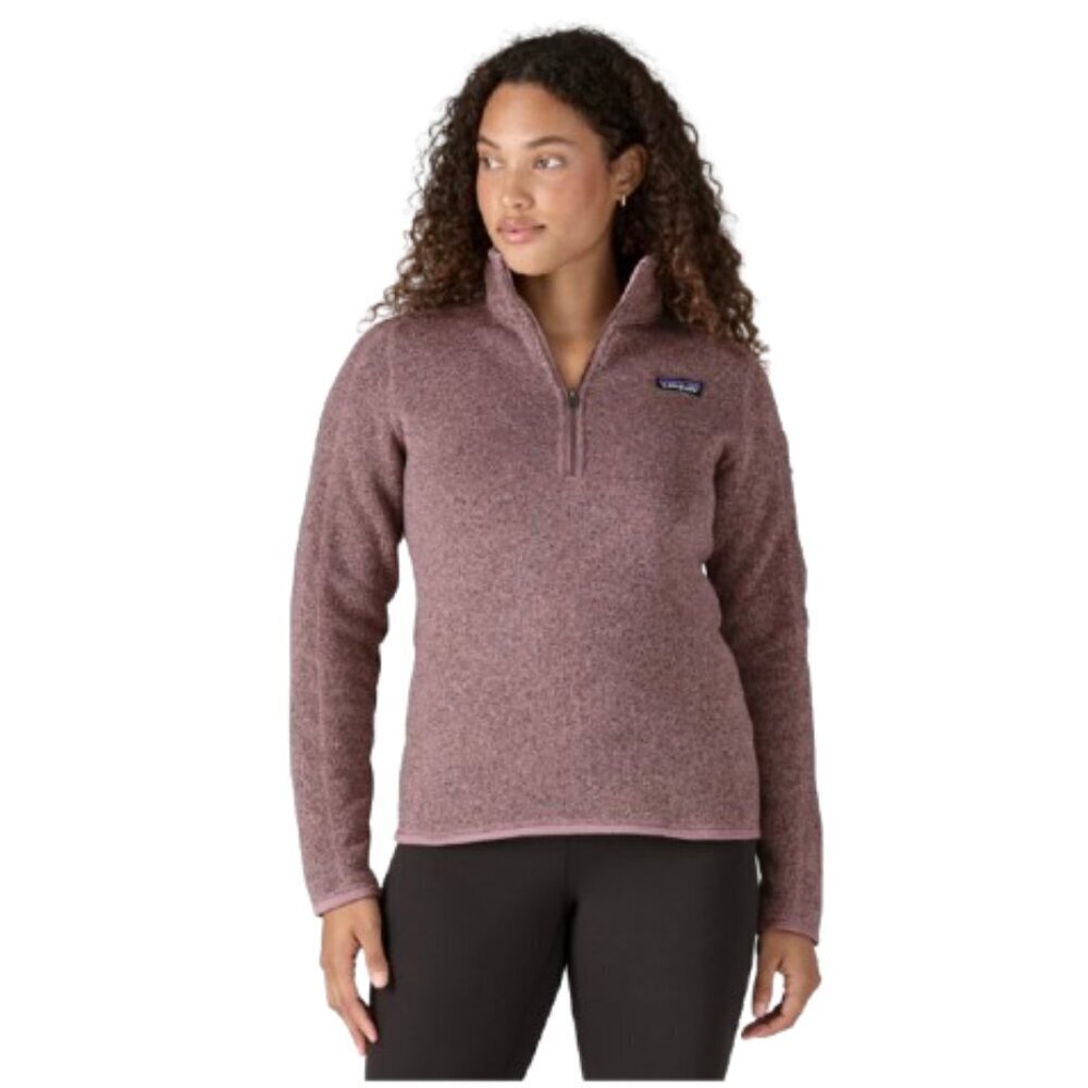 Women's S Patagonia 1/4 Zip Better Sweater - Stormy Mauve